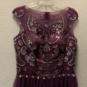Purple prom dress